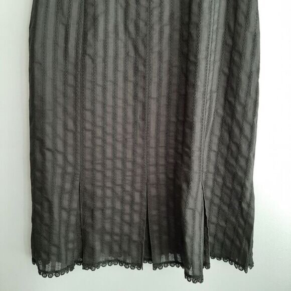 FRANCESCA MAMMOLITI Sleeveless Babydoll Scoop Neck Dress Black Sz 10 - Picture 14 of 16